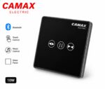 کلید پرده برقی هوشمند وای فای CAMAX با پنل شیشه‌ای و کنترل لمسی