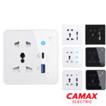 پریز هوشمند یونیورسال ، ضد خش ،پورت USB .TYPE-C ،قابل عملکرد با دستیار صوتی ، کنترل از هرجای دنیا