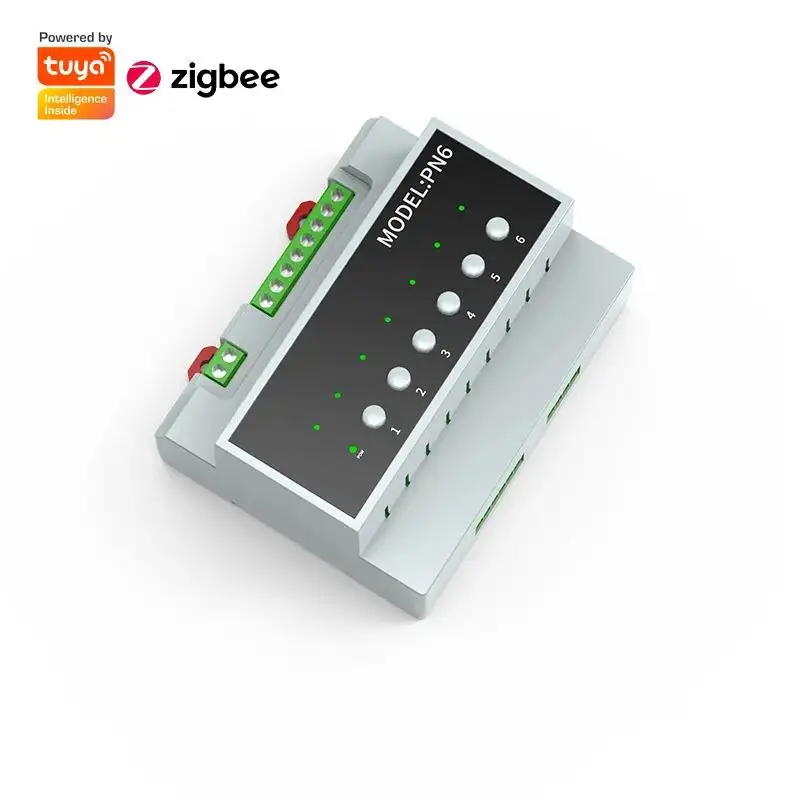 رله شش کانال تابلویی خانه هوشمند زیگبی